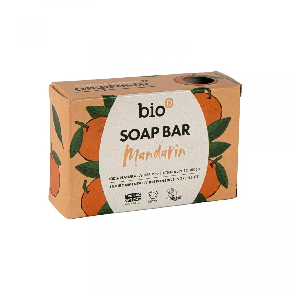 Bio-D Solid soap with mandarin scent