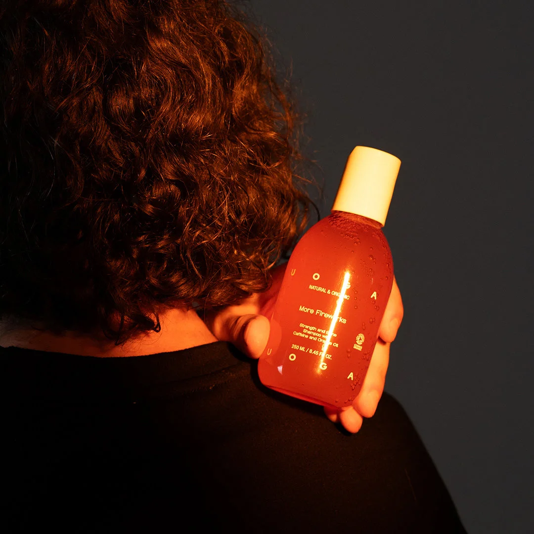 Uoga Uoga More Fireworks Organic Strengthening & Shine Shampoo (250 ml) - with orange scent