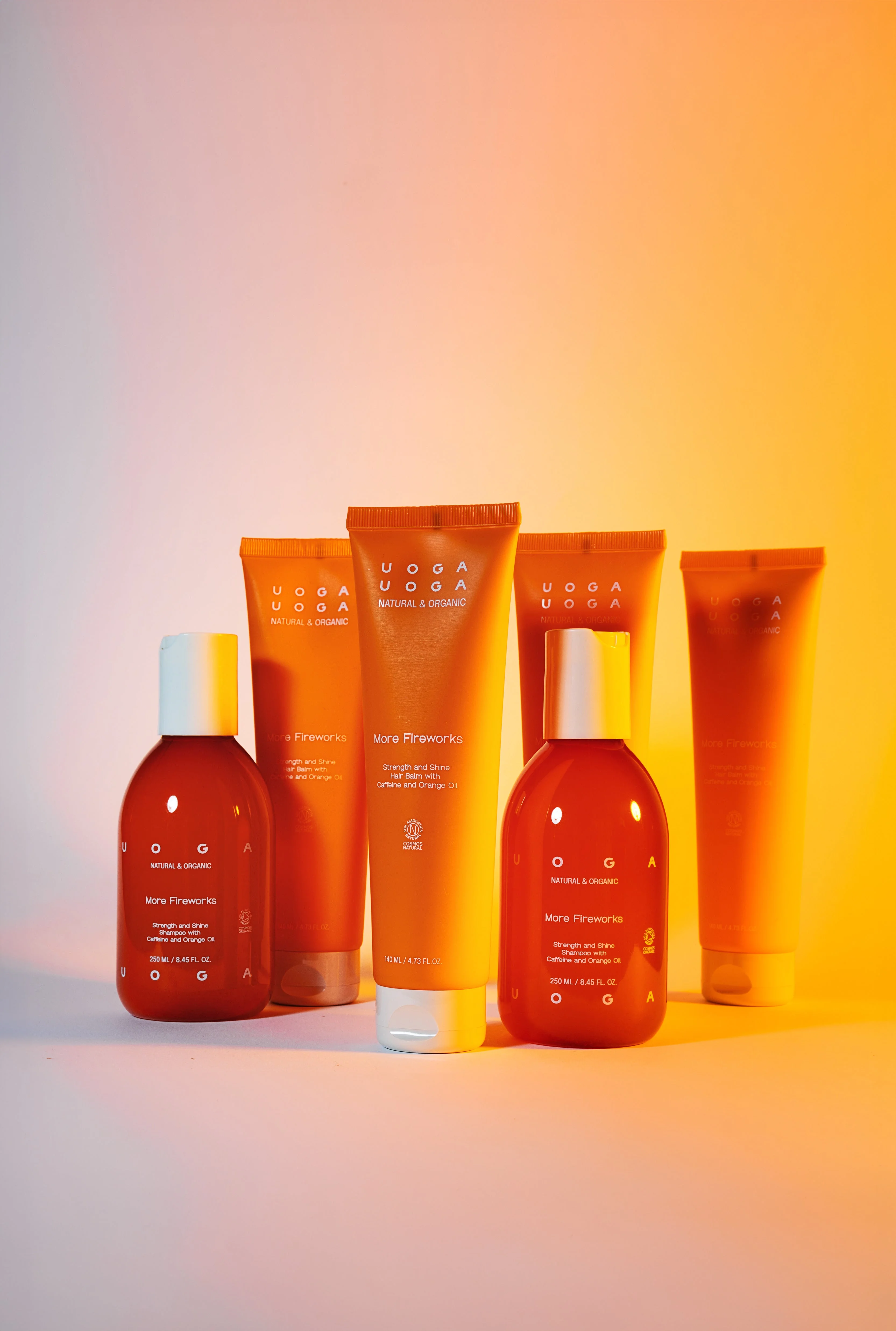 Uoga Uoga More Fireworks Organic Strengthening & Shine Shampoo (250 ml) - with orange scent