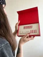 Uoga Uoga Gift Set Intensive Care for Lips, Lashes & Brows Magic Set - Lash & Brow Serum and Lip Balm
