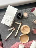 Uoga Uoga Creamy Eyebrow Pomade (2.5 ml) 792 Forest Path - Dark Brown - 3 shades for fuller-looking brows