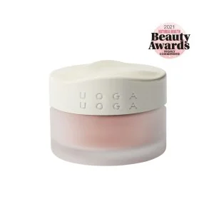 Uoga Uoga Mineral Loose Powder Blush with Amber (5 g) 6405 Coral Charm - Natural Cheek Enhancement in 3 Shades