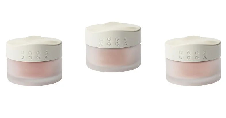 Uoga Uoga Mineral Loose Powder Blush with Amber (5 g) 6445 Young Wine - natural cheek enhancement in 3 shades