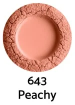 Uoga Uoga Mineral Loose Powder Blush with Amber (5 g) 6445 Young Wine - natural cheek enhancement in 3 shades