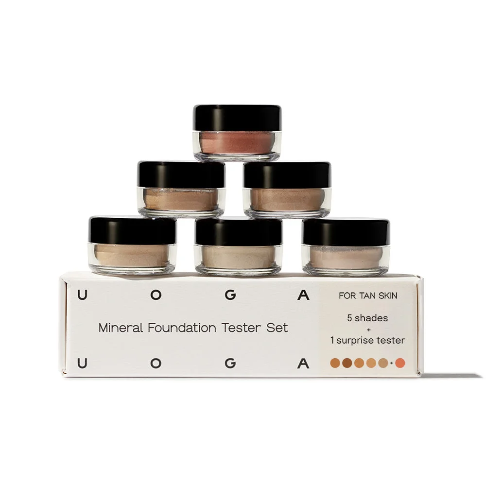 Uoga Uoga Mineral Powder Foundation (0.7 g - sample) 801 Walk in the Dunes - try 12 shades