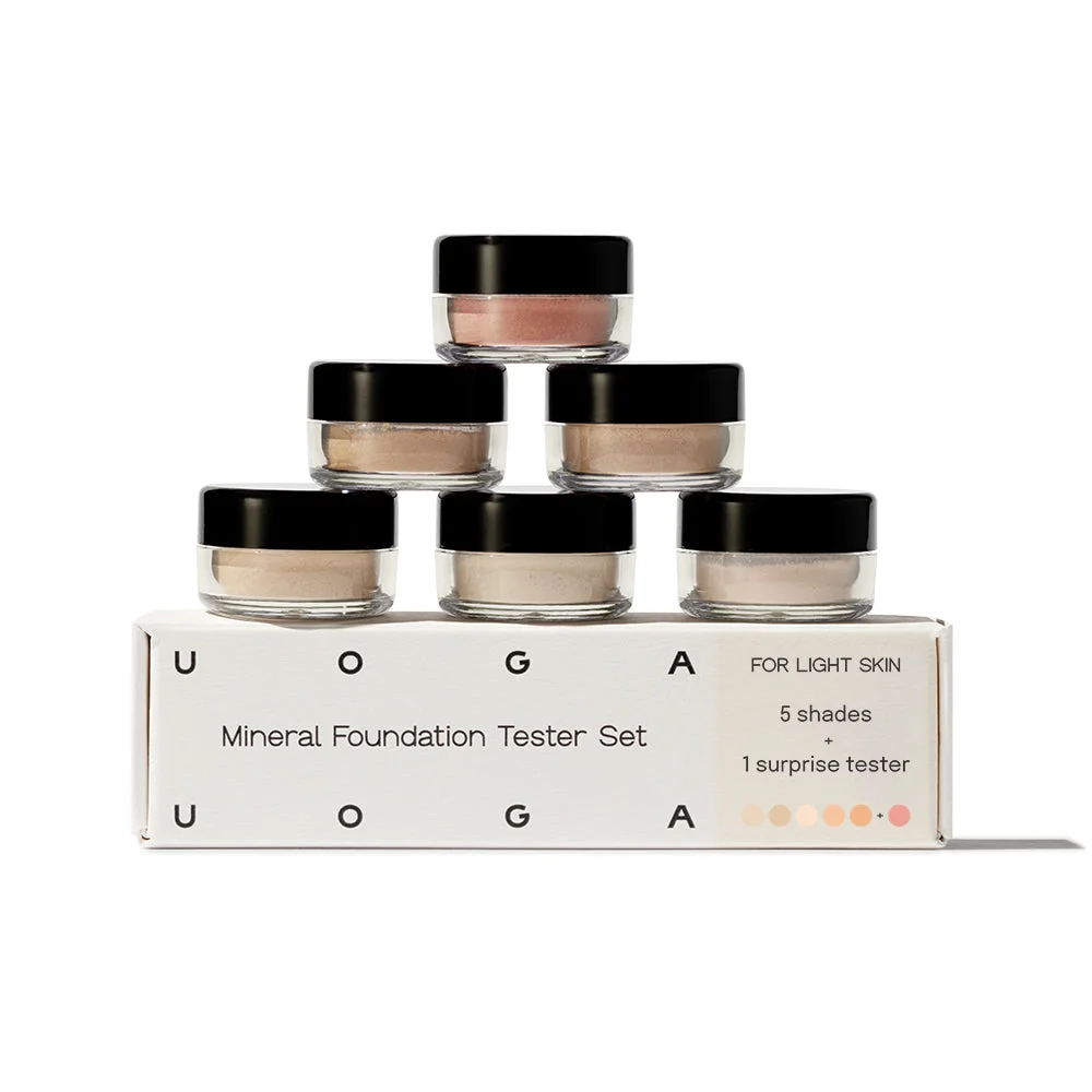 Uoga Uoga Mineral Powder Foundation (0.7 g - sample) 801 Walk in the Dunes - try 12 shades