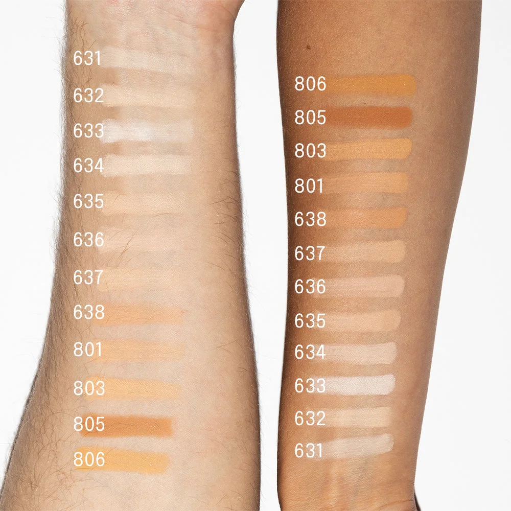 Uoga Uoga Mineral Powder Foundation with Amber (10 g) 805 Whispering Pines - Lightweight, Natural, SPF 15