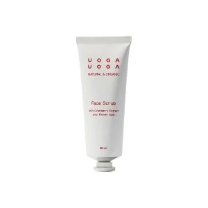 Uoga Uoga Regenerating Facial Exfoliator with Cranberries (40 ml) - for Smoother, More Radiant Skin