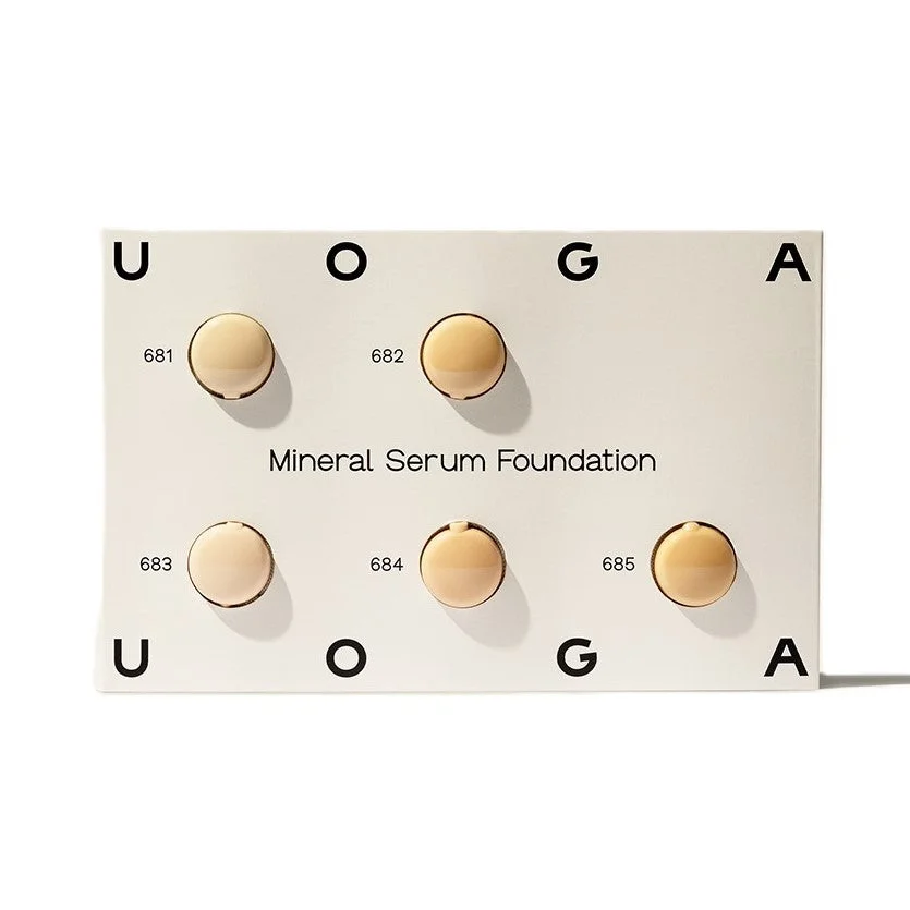 Uoga Uoga Tester Set Liquid Mineral Makeup and Serum SPF 20 Organic (10 x 1 ml) - 10 Shades of Makeup