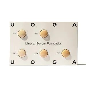 Uoga Uoga Tester Set Liquid Mineral Makeup and Serum SPF 20 Organic (10 x 1 ml) - 10 Shades of Makeup