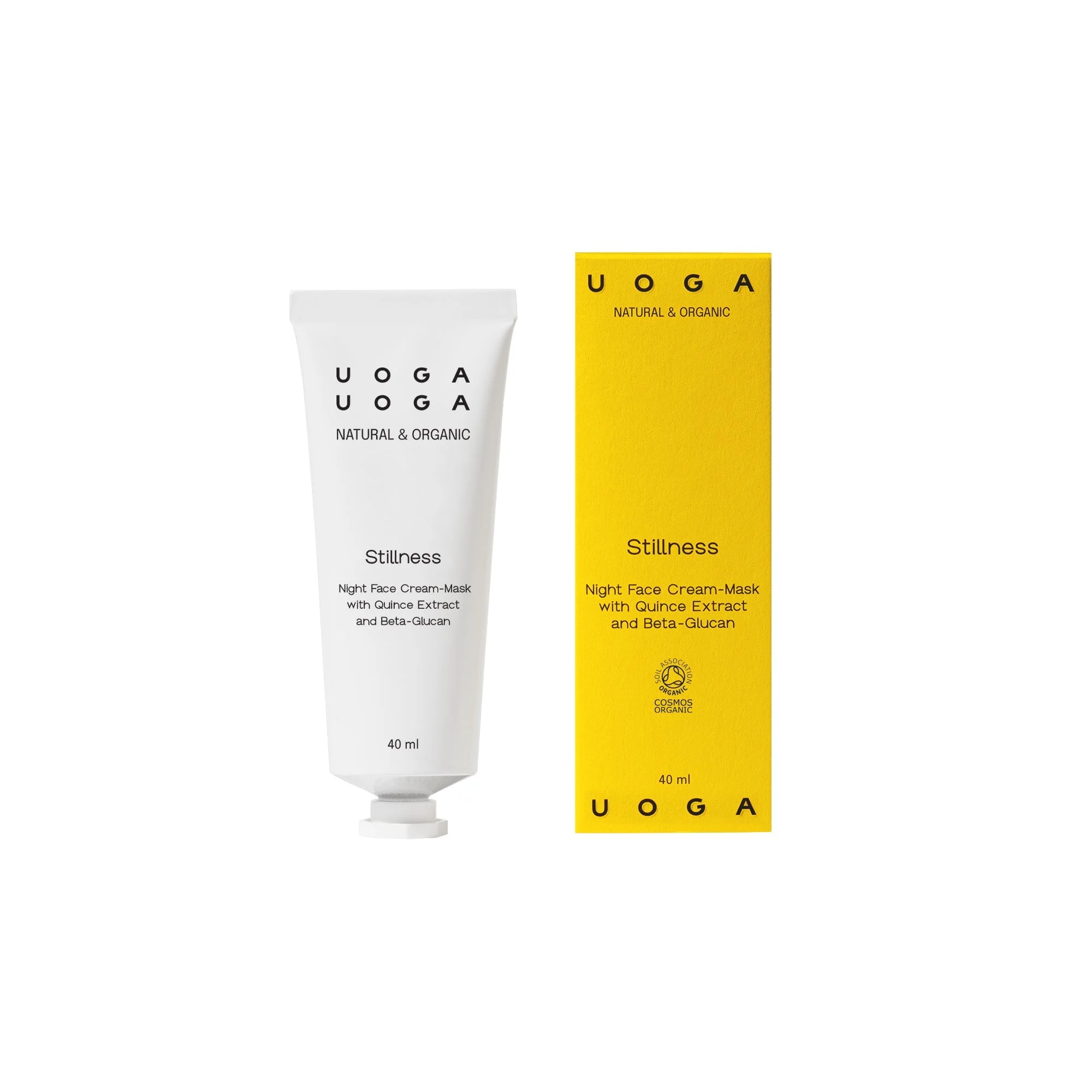 Uoga Uoga Nourishing Overnight Facial Mask Stillness BIO (40 ml) - for Intensive Hydration
