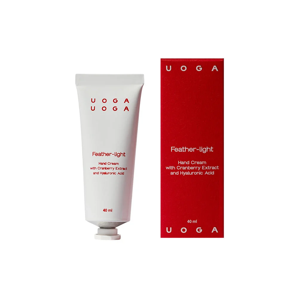 Uoga Uoga Feather-light Nourishing Hand Cream with Organic Cranberries (40 ml) - for dry and stressed skin