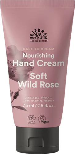 Urtekram BIO Rosehip Hand Cream (75 ml) - nourishes, hydrates and regenerates the skin