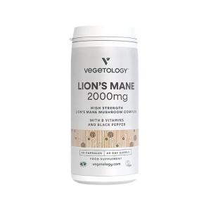 Vegan Lion\'s Mane 2000 mg B-Complex, 60 capsules