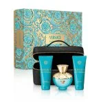 Dylan Turquoise Pour Femme + Shower Gel 100 ml + Body Gel 100 ml + Cosmetic Bag eau de toilette for women