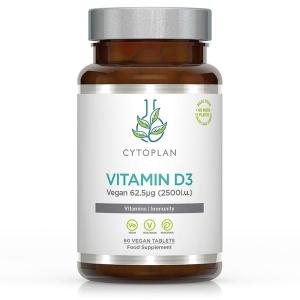 Vitamin D3 2500 IU, 60 vegan tablets