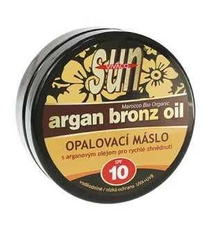 Vivaco SUN Argan Bronz Oil tanning butter with organic argan oil SPF 10