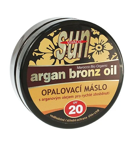 SUN Argan Bronz Oil tanning butter with organic argan oil SPF 20 200 ml