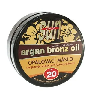 Vivaco SUN Argan Bronz Oil tanning butter with organic argan oil SPF 20