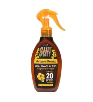 Vivaco Sun Argan Bronz Sunscreen Lotion with Argan Oil SPF 20