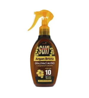 Vivaco Sun Argan Bronz Sunscreen Milk with Argan Oil SPF 10