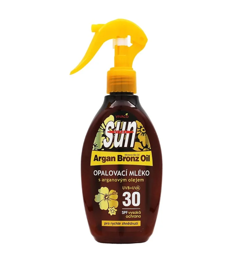Sun Vital Argan Oil Sunscreen Lotion with Organic Argan Oil SPF 30 200 ml