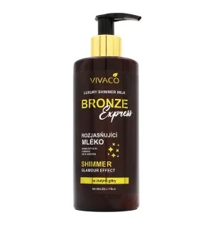 Vivaco Bronze Express Illuminating Body Lotion with Glitter
