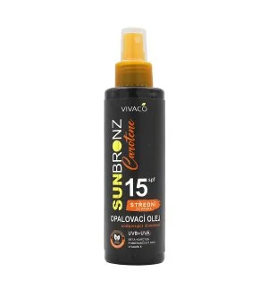 Vivaco Sun Bronz Carotene Sunscreen Oil SPF 15