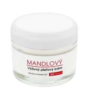 Vivaco Body Tip Almond Nourishing Face Cream for Dry and Sensitive Skin