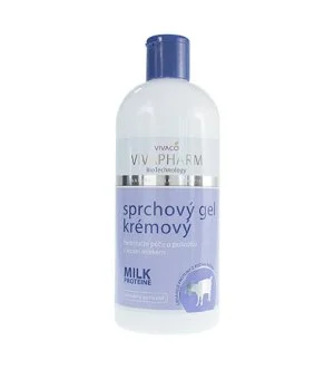VivaPharm Goats Milk Shower Gel with Goat's Milk for Women