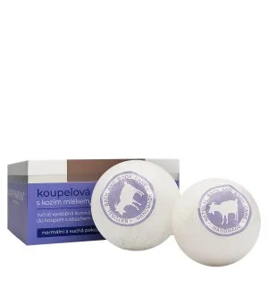 VivaPharm Goat Bath Bomb with Goat Milk 2 x 75 g