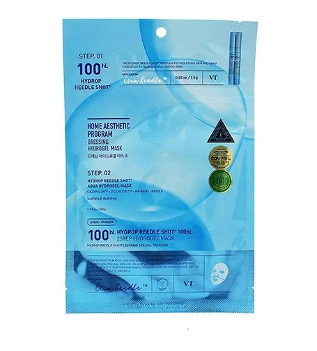 Hydrop Reedle Shot 100hL 2-Step Mask two-phase hydrating mask with microneedle serum 33g+1.5g