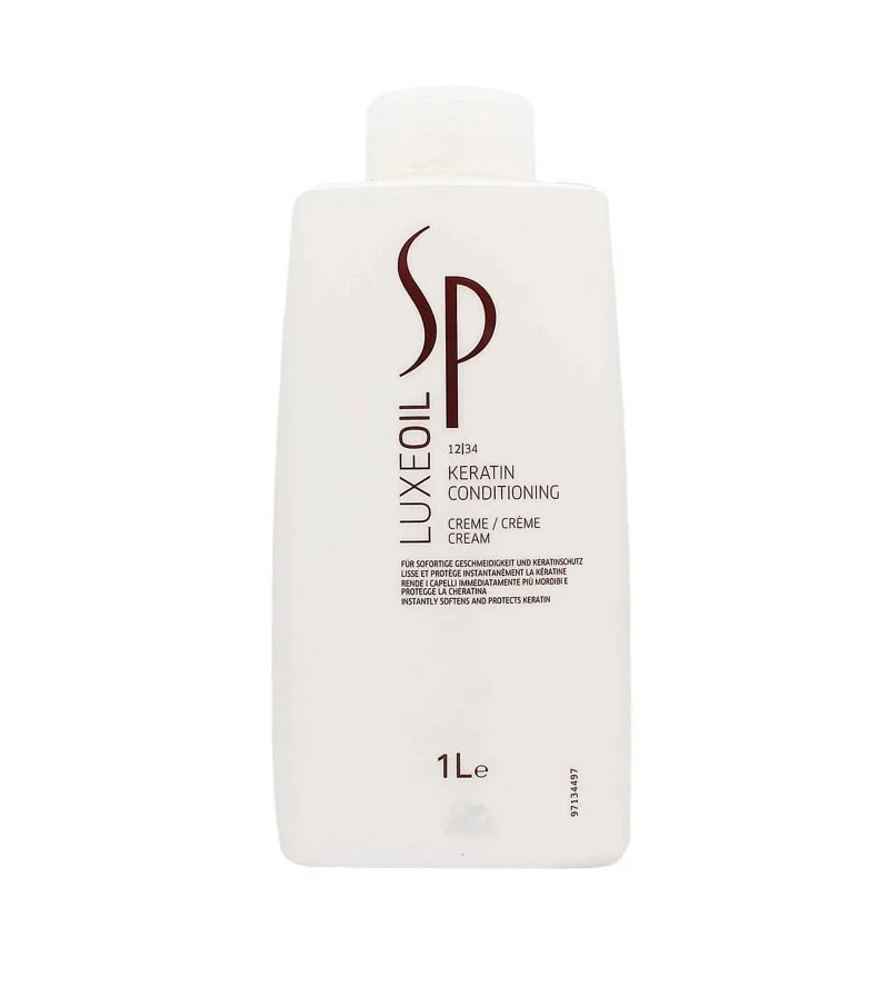 Professionals SP Luxeoil Keratin Conditioning Cream conditioner with keratin for damaged hair 1000 ml