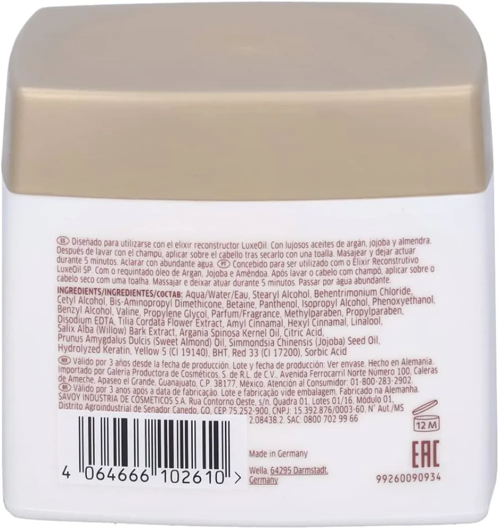Professionals SP LuxeOil Keratin Restore Mask nourishing hair mask 400 ml