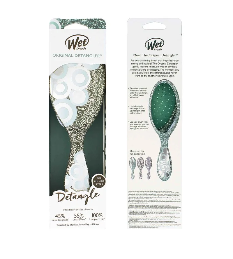 Original Detangler Groovy Disco hair brush Teal