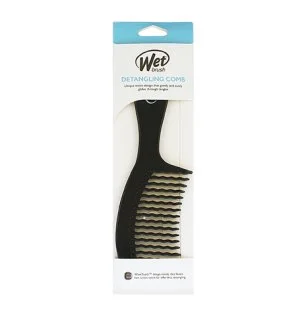 Wet Brush Detangling Hair Comb Black