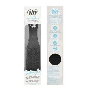 Wet Brush Men's Detangler Hair Brush Black Leather