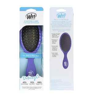 Wet Brush Custom Care Thin Hair Detangler hair brush Purple