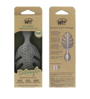 Wet Brush Go Green Mini Detangler Hair Brush Grey