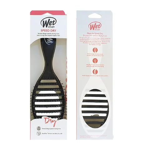 Speed Dry Hair Brush Black