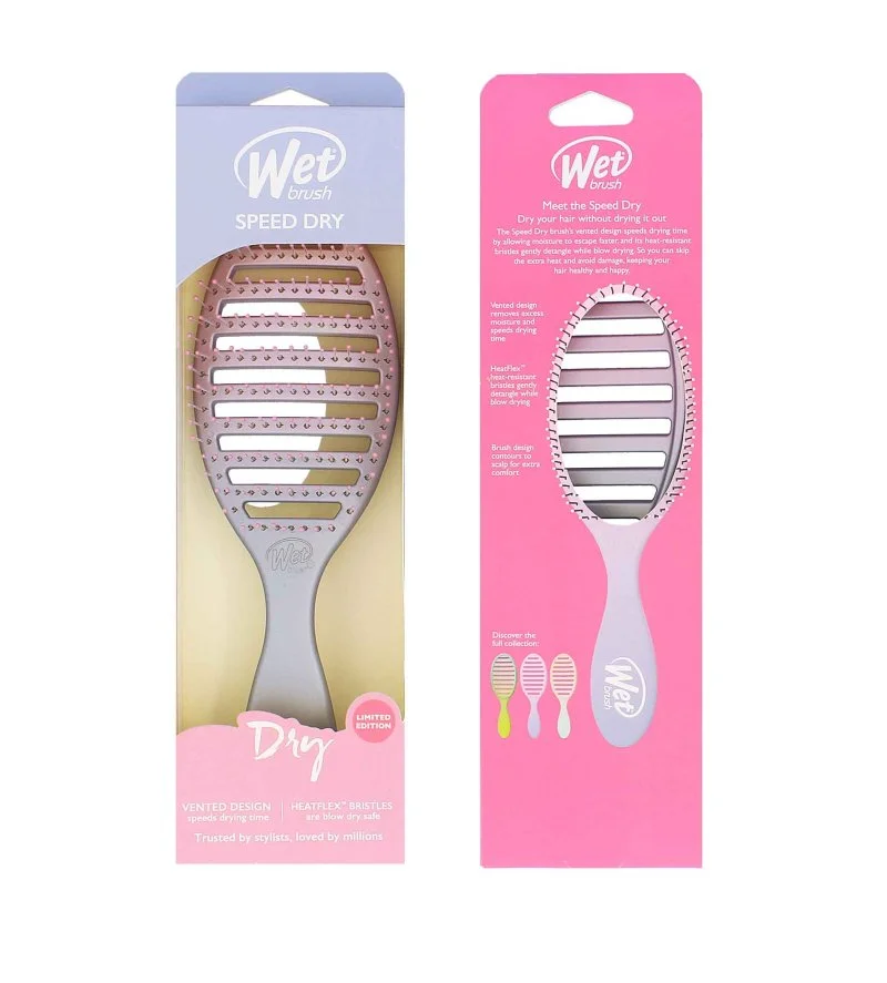 Speed Dry Feel Good Ombre Hair Brush - Pink/Purple