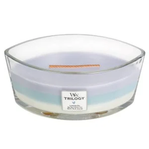 WoodWick Calming Retreat scented candle with wooden wick 453.6 g