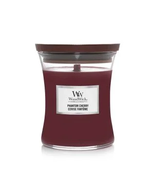WoodWick Phantom Cherry Scented Candle with Wooden Wick 275 g