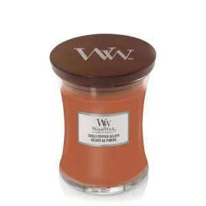 WoodWick Chilli Pepper Gelato Scented Candle with Wooden Wick 275 g