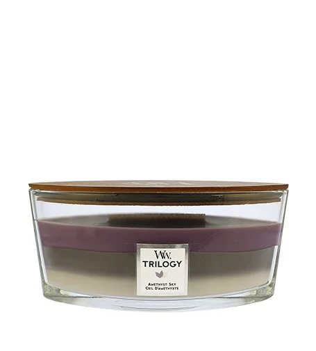 Trilogy Amethyst Sky Scented Candle with Wooden Wick 453.6 g