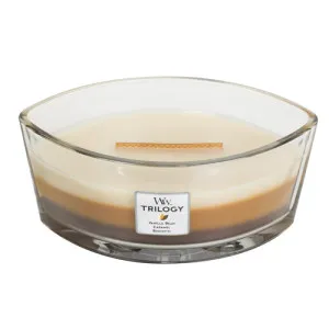 WoodWick Café Sweets scented candle with a wooden wick 453.6 g
