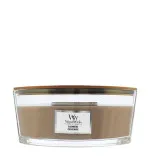 WoodWick Cashmere scented candle with a wooden wick 453.6 g