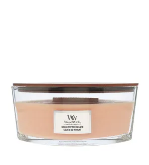 WoodWick Chilli Pepper Gelato scented candle with wooden wick 453.6 g