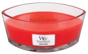 WoodWick Crimson Berries scented candle with wooden wick 453.6 g
