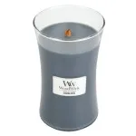WoodWick Evening Onyx scented candle with a wooden wick 609.5 g